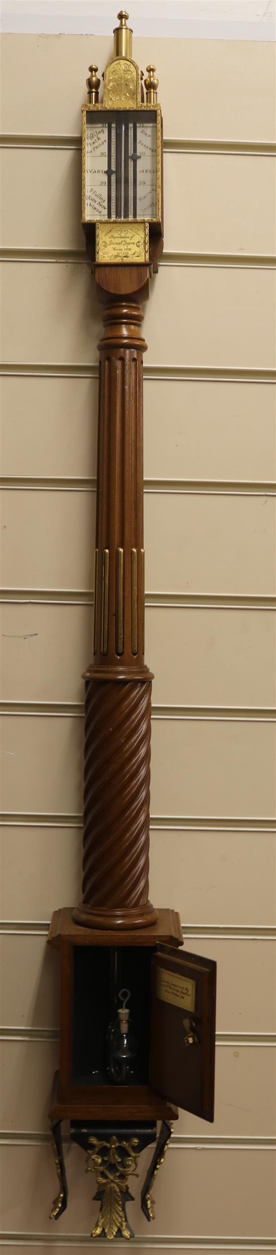 A barometer H.105cm